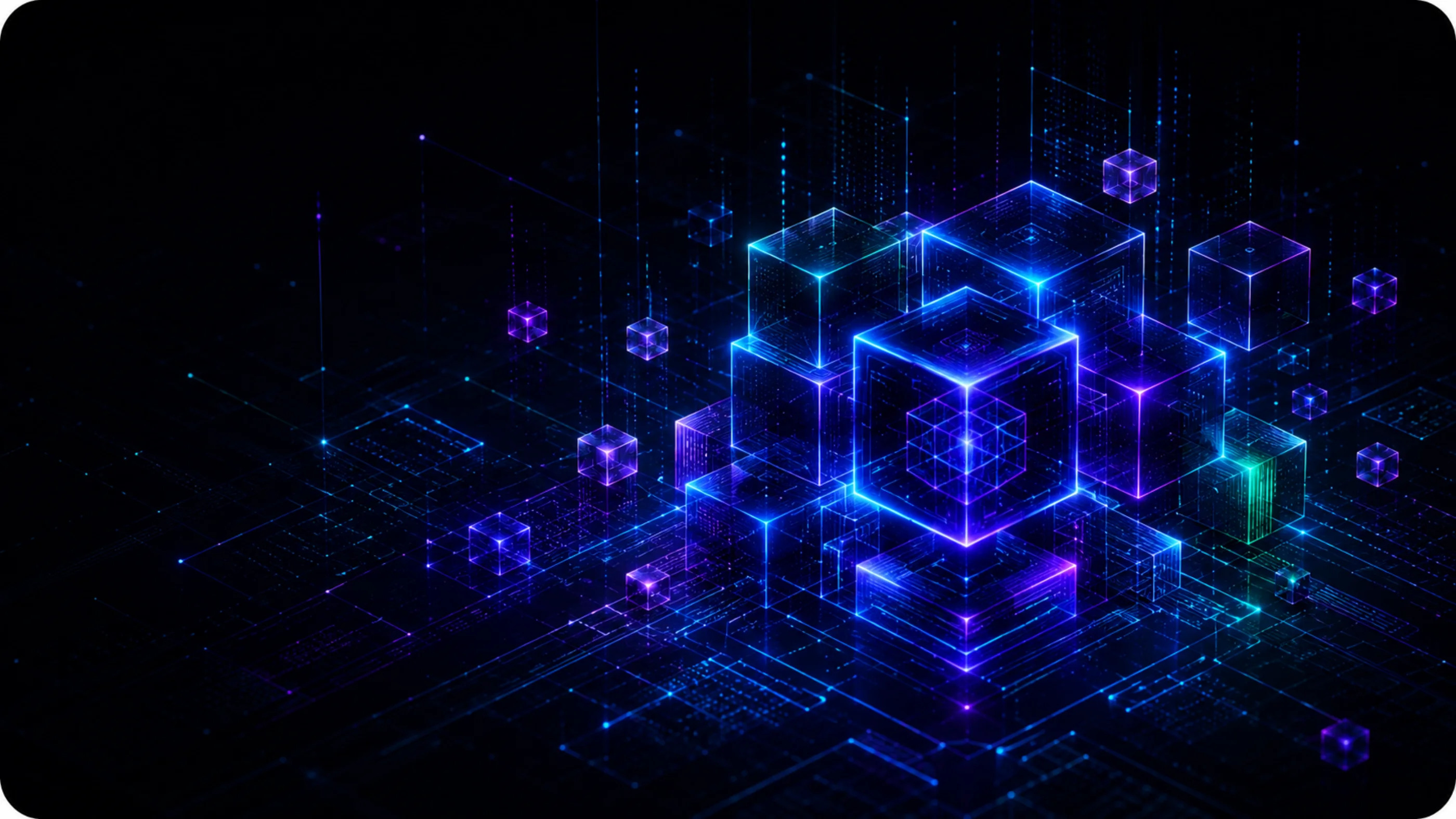Kvanta22 quantum cube field — spectral systems visual